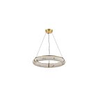 Dainolite RBN-2768LEDP-AGB-ALB Reuben 1-Light 63W Faux Alabaster LED Pendant