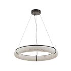 Dainolite RBN-2768LEDP-MB-ALB Reuben 1-Light 63W Faux Alabaster LED Pendant