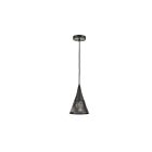 Dainolite REB-71P-MB Rebecca 1-Light 60W Matte Black LED Pendant