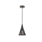 Dainolite REB-71P-MB Rebecca 1-Light 60W Matte Black LED Pendant
