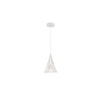 Dainolite REB-71P-MW Rebecca 1-Light 60W Matte White LED Pendant