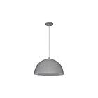 Dainolite REE-161P-GRY Reese 1-Light 60W Grey LED Pendant