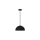 Dainolite REM-121P-MB-MB Remy 1-Light 60W Matte Black LED Pendant