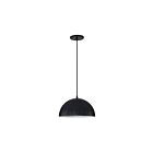 Dainolite REM-121P-MB Remy 1-Light 60W Matte Black LED Pendant