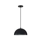 Dainolite REM-121P-MB Remy 1-Light 60W Matte Black LED Pendant