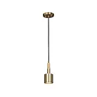Dainolite RHS-1P-AGB Rhoswen 1-Light 7W Aged Brass Pendant