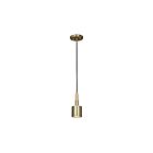 Dainolite RHS-1P-AGB Rhoswen 1-Light 7W Aged Brass Pendant