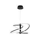 Dainolite ROM-2433LEDP-MB Romy 36W Matte Black LED Pendant