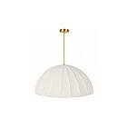 Dainolite RON-301P-AGB Ronny 1-Light 100W Beige LED Pendant