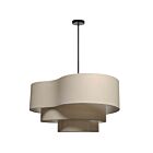 Dainolite ROR-244P-MB-NAT Rory 4-Lights 240W Natural LED Pendant