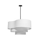 Dainolite ROR-244P-MB-WH Rory 4-Lights 240W White LED Pendant