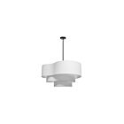 Dainolite ROR-244P-MB-WH Rory 4-Lights 240W White LED Pendant