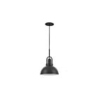 Dainolite RVK-101P-MB Reveka 1-Light 60W Matte Black LED Pendant