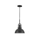Dainolite RVK-101P-MB Reveka 1-Light 60W Matte Black LED Pendant