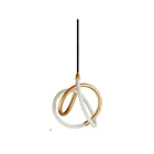 Dainolite RYN-1211LEDP-GLD-MB Raelynn 11.8W Gold Pendant