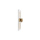 Dainolite SAM-252W-AGB Samantha 2-Lights 120W Clear LED Vanity Light