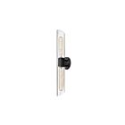 Dainolite SAM-252W-MB Samantha 2-Lights 120W Clear LED Vanity Light