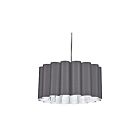 Dainolite SAN244-PC-835 Sandra 4-Lights 400W Polished Chrome Drum Pendant