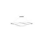 Dainolite SEL-72HP-SC Seli 3-Lights 52.5W Satin Chrome LED Horizontal Pendant
