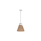 Dainolite SND-141P-PC Shenandoah 1-Light 60W Natural Pendant