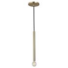 Dainolite SNY-121P-AGB Sanya 1-Light 60W Aged Brass Pendant