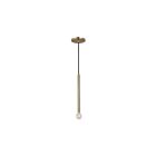 Dainolite SNY-121P-AGB Sanya 1-Light 60W Aged Brass Pendant