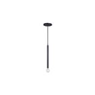 Dainolite SNY-121P-MB Sanya 1-Light 60W Matte Black Pendant