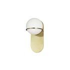 Dainolite SOF-121W-AGB Sofia 1-Light 40W Aged Brass Wall Sconce