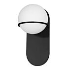 Dainolite SOF-121W-MB Sofia 1-Light 40W Matte Black Wall Sconce