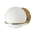 Dainolite SOF-61W-AGB Sofia 1-Light 40W Aged Brass Halogen Wall Sconce