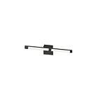 Dainolite SOH-28W-MB 1-Light 22W Matte Black LED Vanity Light