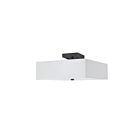 Dainolite SRN-143SF-MB-WH Seren 3-Lights 18W White Incandescent Semi-Flush
