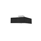Dainolite SRN-143SF-PC-BK Seren 3-Lights 18W Black Incandescent Semi-Flush