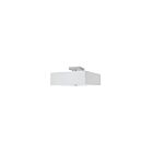 Dainolite SRN-143SF-PC-WH Seren 3-Lights 18W White Incandescent Semi-Flush