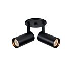 Dainolite STY-72SPT-MB Stanly 2-Lights 100W Matte Black LED Track Light