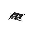 Dainolite SUM-1414FH-MB Summit 6-Lights 18W Matte Black LED Flush Mount
