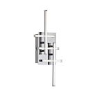 Dainolite SUM-188W-PC Summit 5-Lights 7.8W Polished Chrome LED Wall Sconce