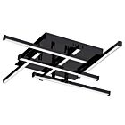 Dainolite SUM-2020FH-MB Summit 6-Lights 20W Matte Black LED Flush Mount