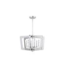 Dainolite SWR-206C-PC Stillwater 6-Lights 360W Polished Chrome LED Rod Chandelier