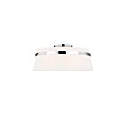 Dainolite SYM-153SF-PC-WH Symphony 3-Lights 180W White LED Semi-Flush Mount