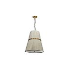 Dainolite SYV-183P-AGB-NAT Sylvie 3-Lights 180W White LED Pendant