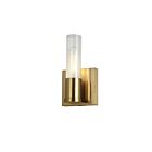 Dainolite TBE-41W-AGB Tube 1-Light 60W Aged Brass Incandescent Wall Sconce