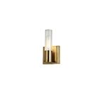 Dainolite TBE-41W-AGB Tube 1-Light 60W Aged Brass Incandescent Wall Sconce