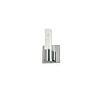 Dainolite TBE-41W-PC Tube 1-Light 60W Polished Chrome Incandescent Wall Sconce