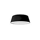 Dainolite TDLED-17FH-BK 1-Light 14W Black LED Flush Mount