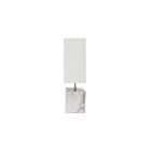 Dainolite TOD-221T-WH-AGB Todd 1-Light 60W White LED Table Lamp