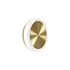 Dainolite Topaz TOP-612LEDW-AGB 1-Light Aged Brass 12W LED Wall Sconce