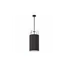 Dainolite TRA-124P-BK Trapezoid 4-Lights 240W Black LED Drum Pendant
