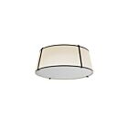 Dainolite TRA-224FH-BK-CRM Trapezoid 4-Lights 400W Cream LED Flush Mount