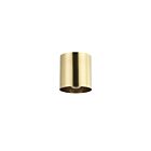 Dainolite Theron TRN-41FH-AGB 1-Light Aged Brass 60W LED Flush Mount